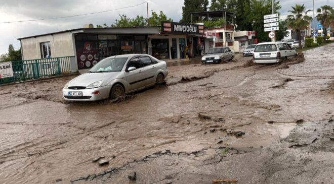 Aynı gün içerisinde ikinci defa sel felaketi