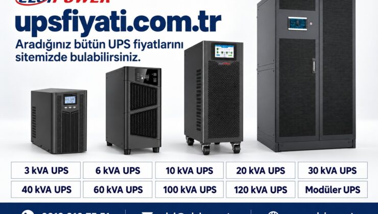 UPS Fiyatları: Online UPS, Modüler UPS ve Kepenk Güç Kaynağı Fiyatları Seçenekleri