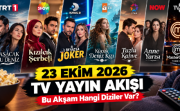 Bu Akşam Hangi Diziler Var? 23 Ekim 2026 TV Yayın Akışı Belli Oldu!