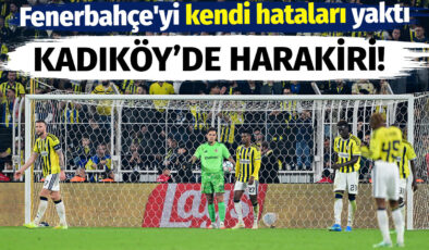 Fenerbahçe Elindeki Maçı Verdi